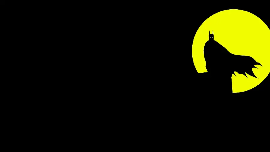 Minimal Photo of Batman the Dark Knight for Profile and Background Kushi