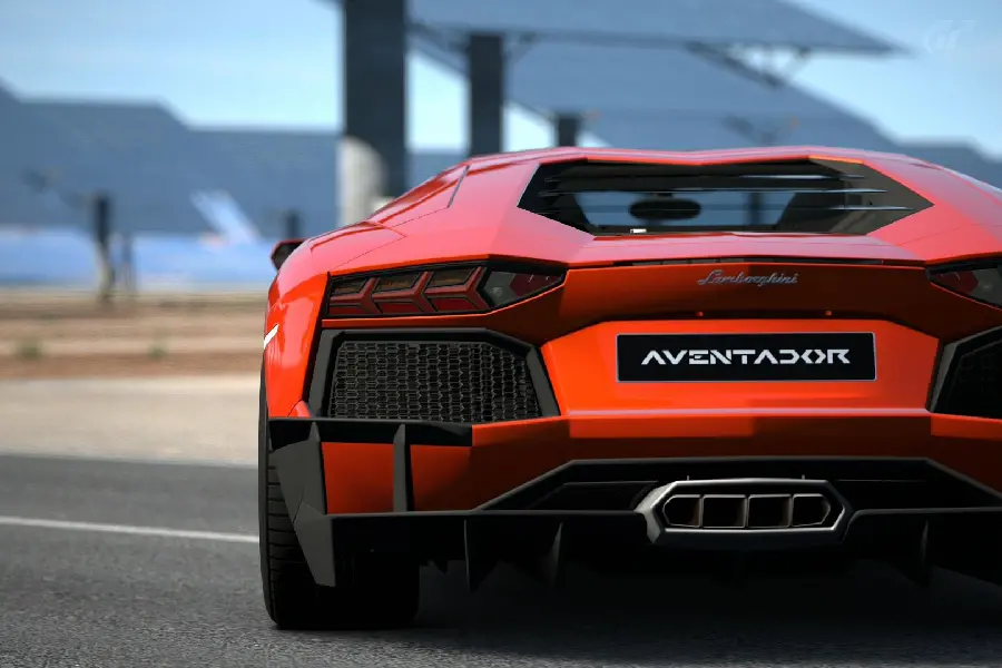 Download wallpaper for windows Lamborghini Aventador orange photo
