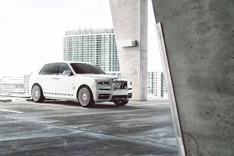 Rolls Royce car background and photo with bright white color