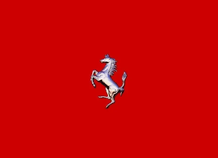 Interesting and high-quality image of the Ferrari car logo for printing on a poster
