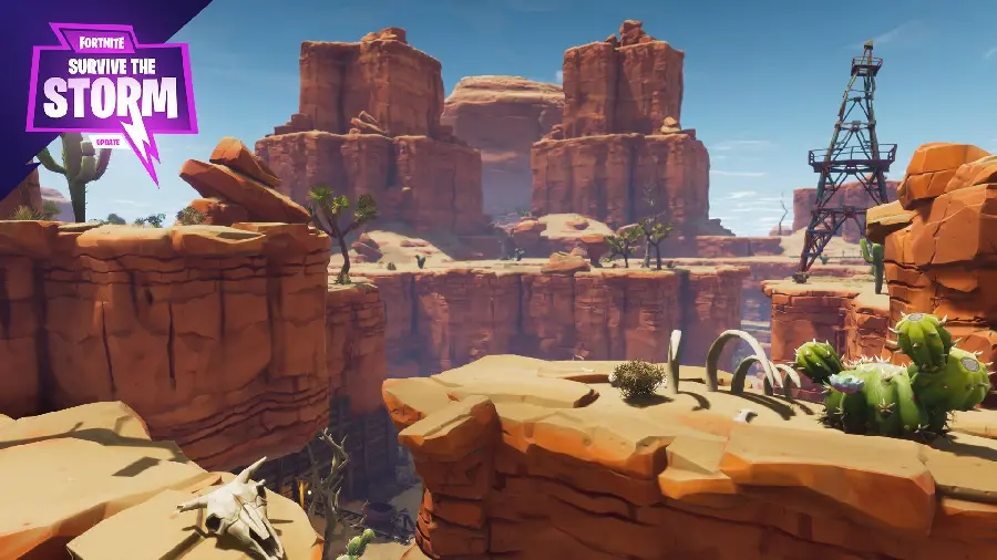 Fortnite Video Game Background For Tablet Background