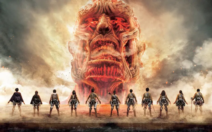 Download beautiful and high-quality wallpaper of the anime Attack on Titan