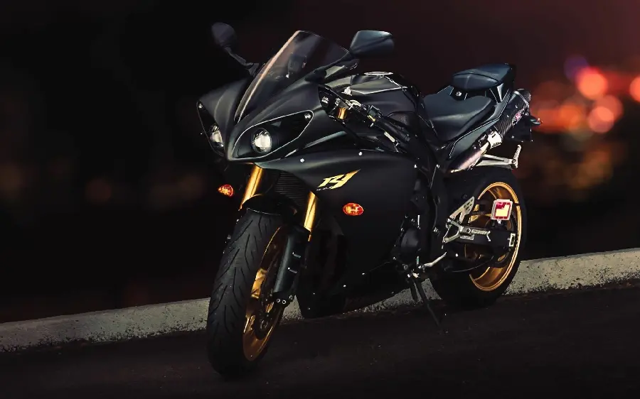 Photo of a beautiful Yamaha R1 motorcycle