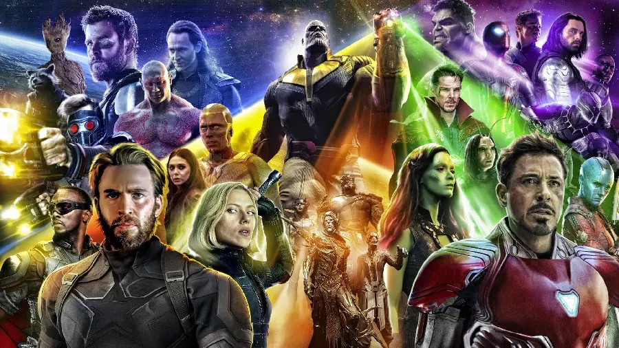 Wallpaper of the best Marvel actors and the Avengers series