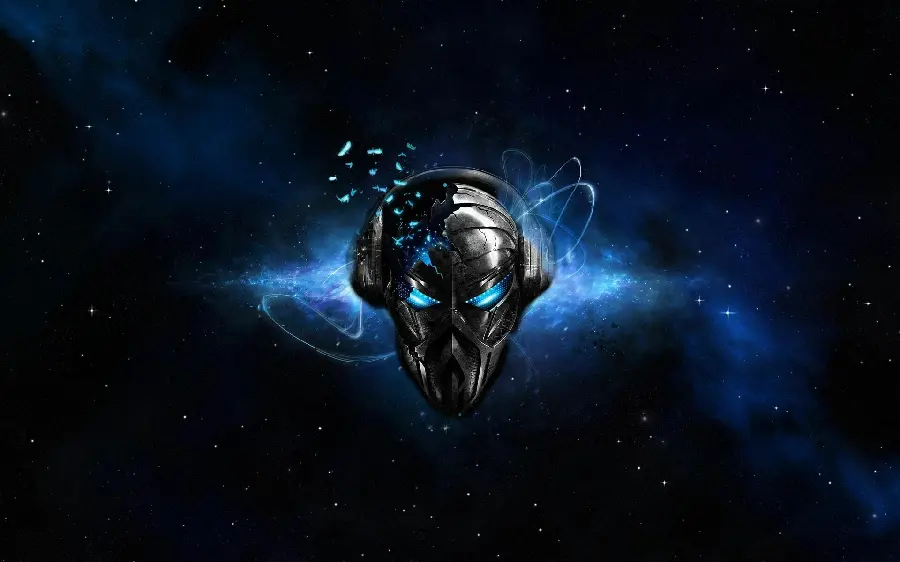 Simple wallpaper with space design in the form of Abstract
