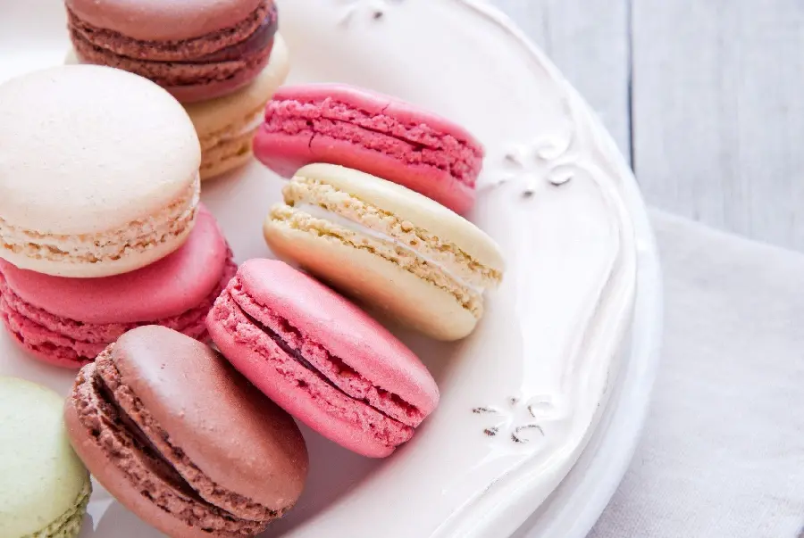 Colorful macaron sweets photo hd quality