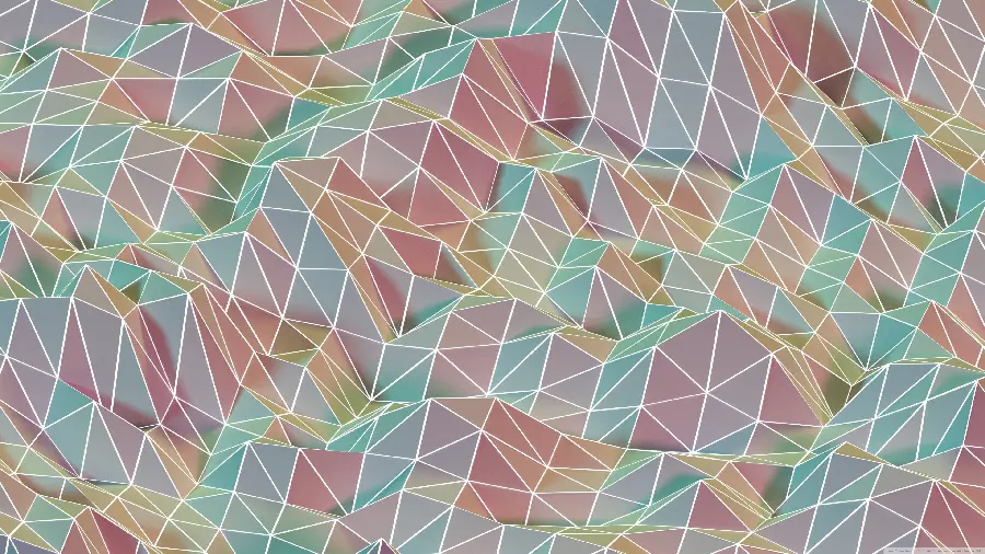 Background of geometric objects and shapes in 3D