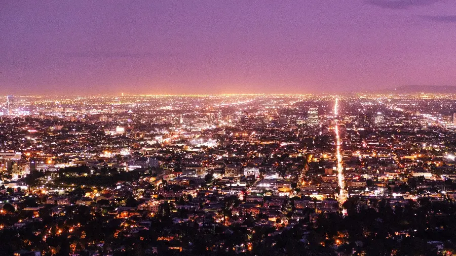 Downtown Los Angeles wallpaper with wide and spacious residential areas