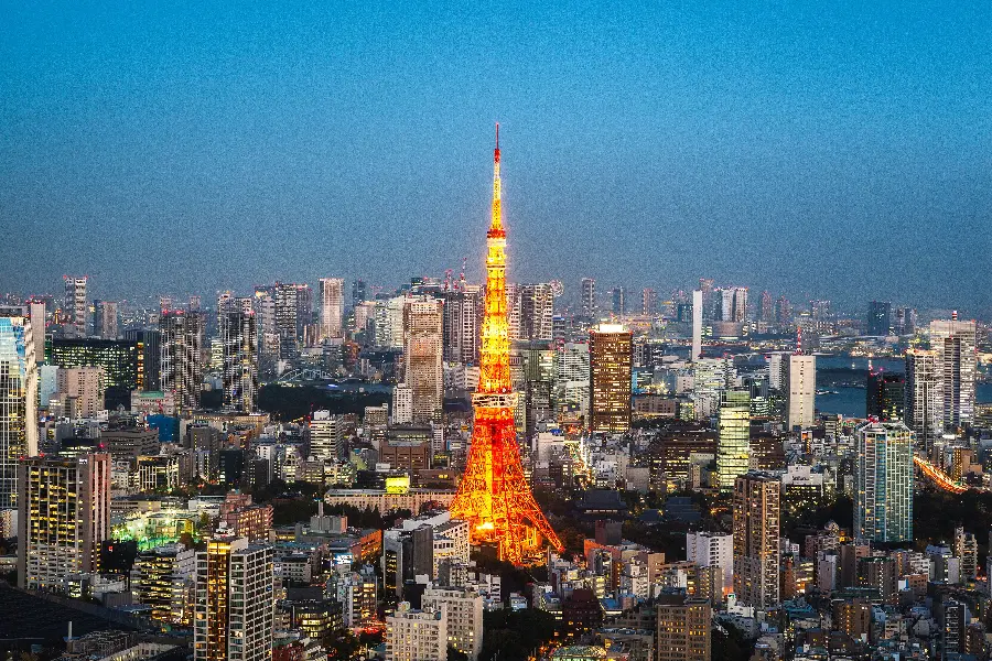 Photo of the Tokyo Tower and entertainment, the safest city in the world, inspired by the Eiffel Tower