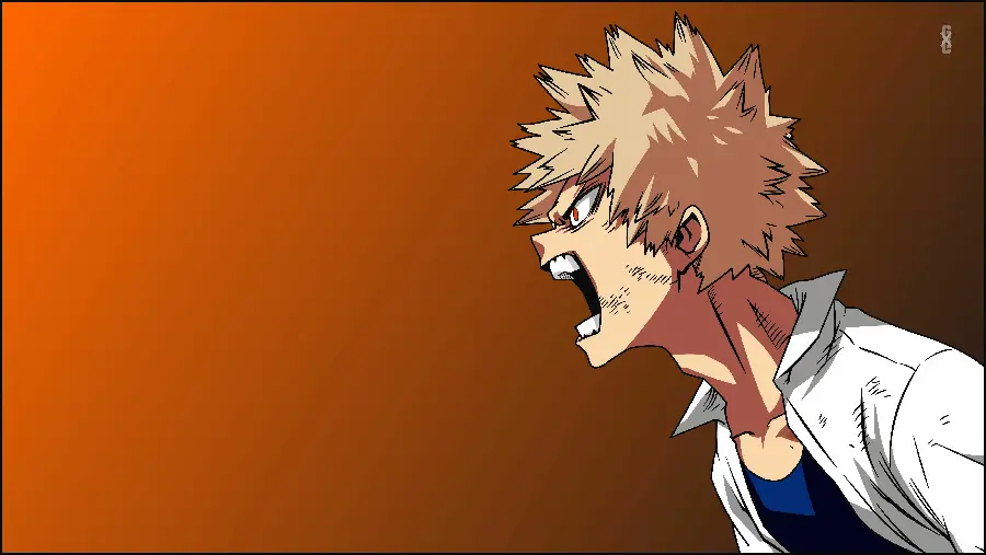 Wallpaper of the character Hawkes in the anime My Hero Academia