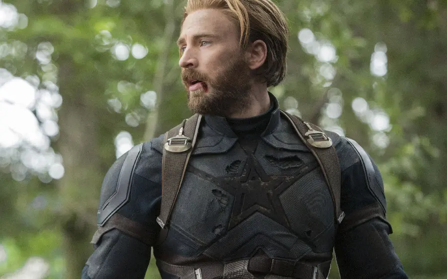 Chris Evans Photo with Beard in Captain America Movie in FULL HD Quality
