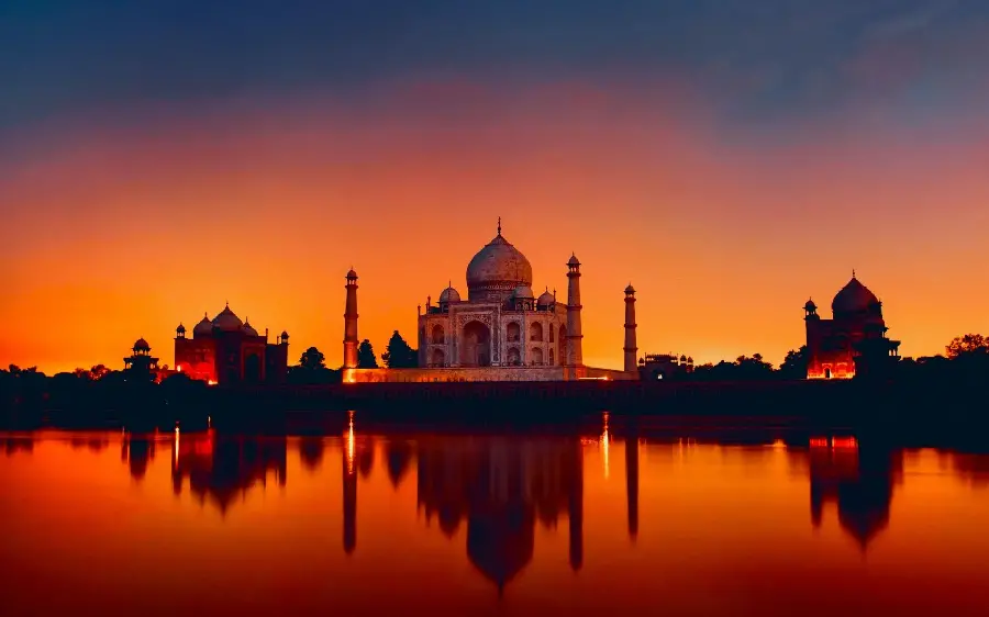 Photo of the Taj Mahal for Instagram posts and other social networks