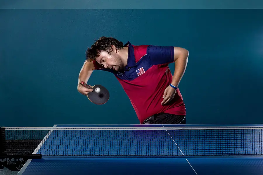 HD photo of ping pong player