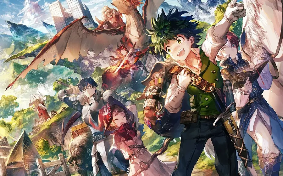 Wallpaper of the anime My Hero Academia