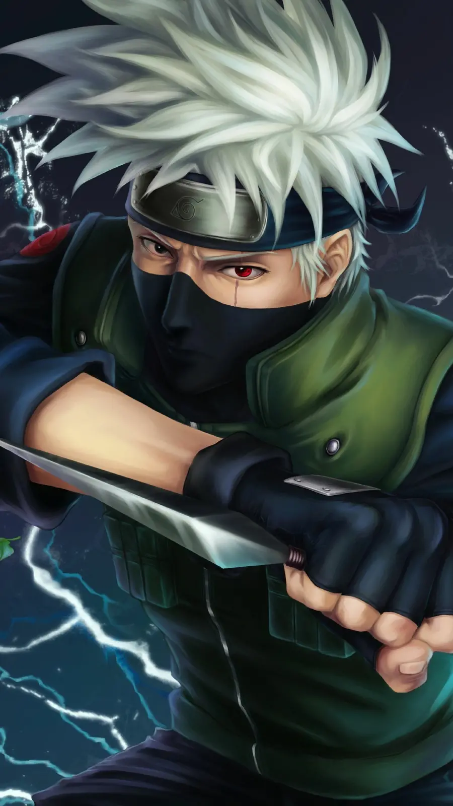 Wallpaper of Kakashi Hatake for profile and phone wallpaper