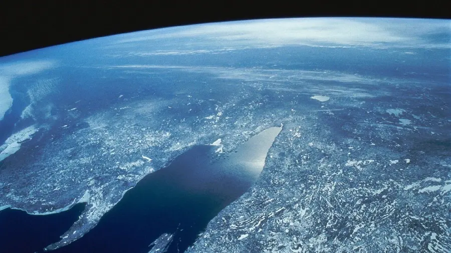 Real high quality background from the top of the Earth and its waters from NASA