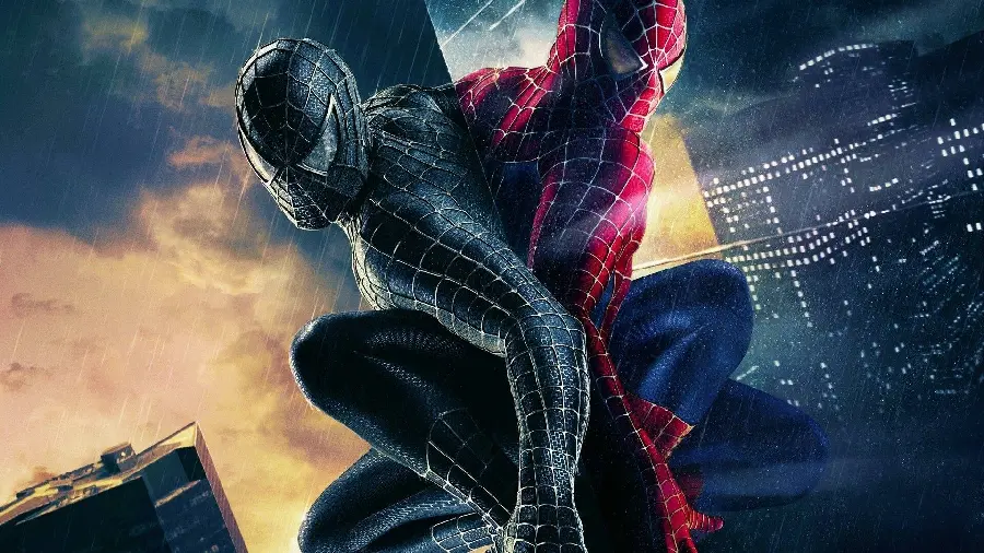 Spider-Man and Venom together in a high-quality frame