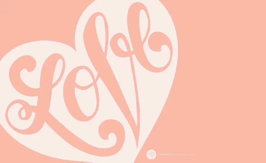 Beautiful wallpaper with the theme of love and affection for the laptop