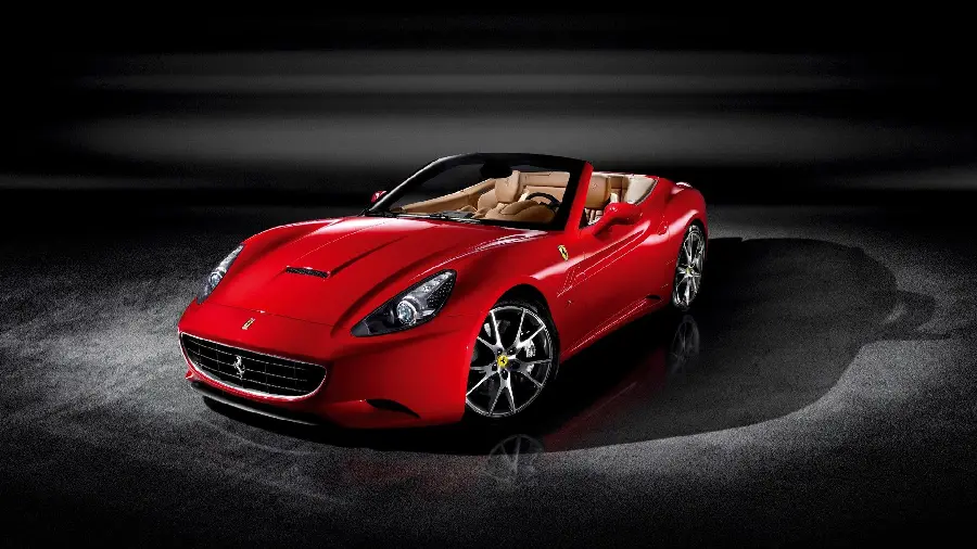 Download selected posters of the red Ferrari California car in HD quality