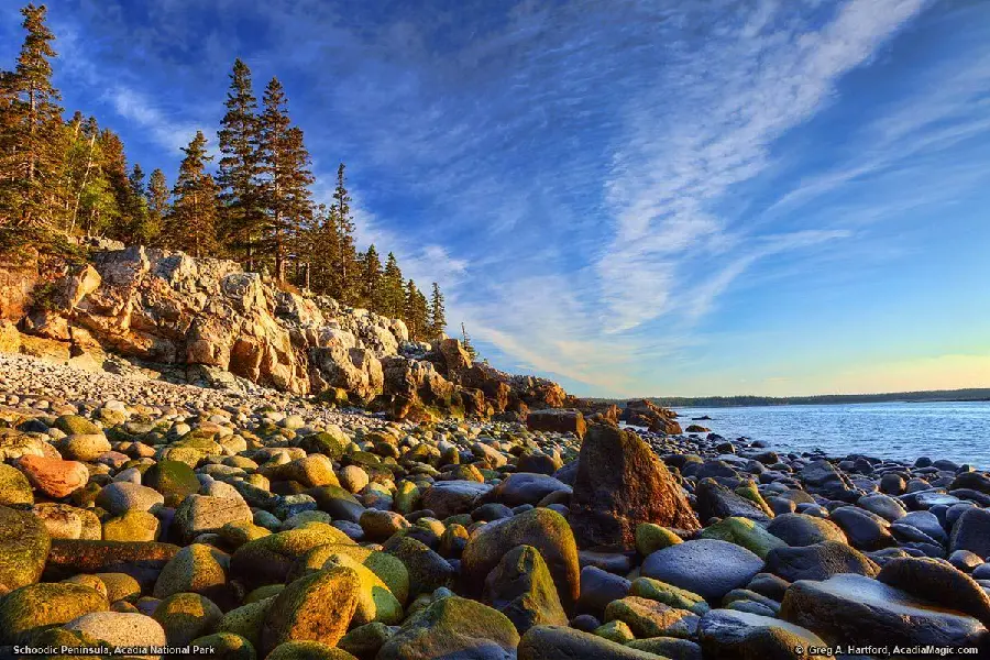 Captivating photo of the coastal landscape at Acadia National Park