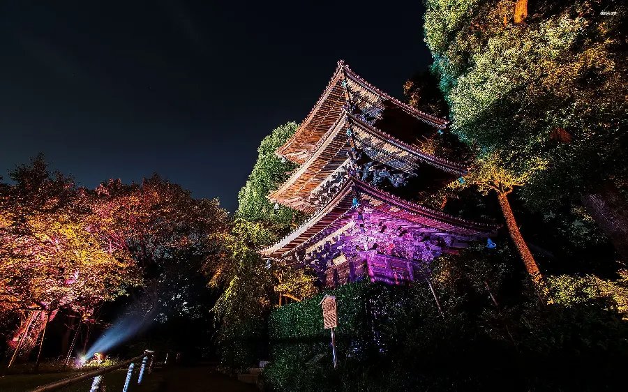 A picture of a famous house with a native Japanese design in Tokyo