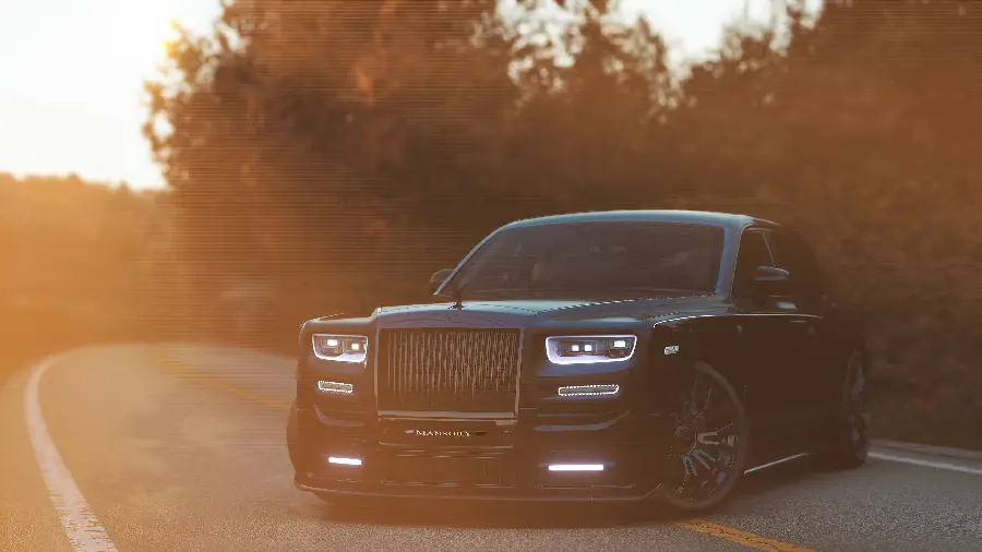 Rolls Royce cool sports car photo with metallic black color