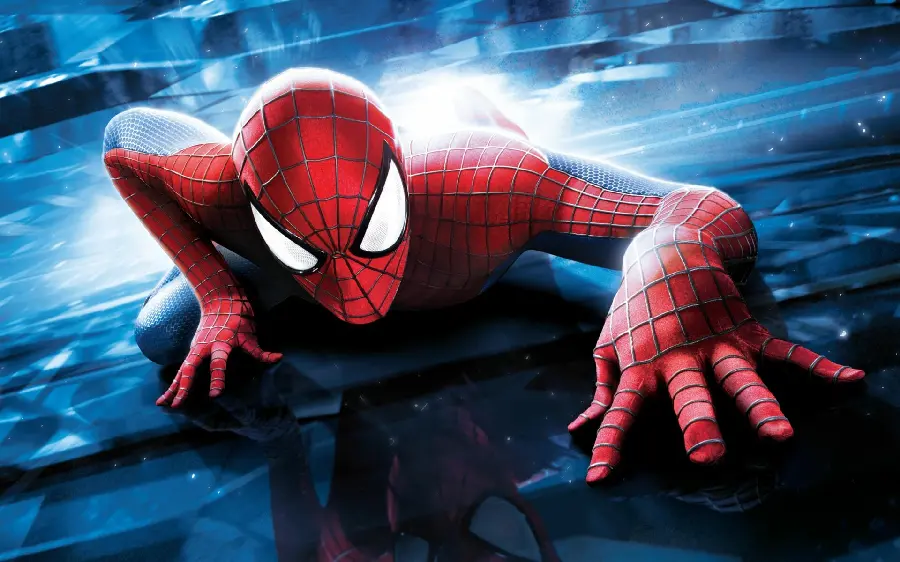 Spider-Man's profile picture and skillfully climbing a smooth wall