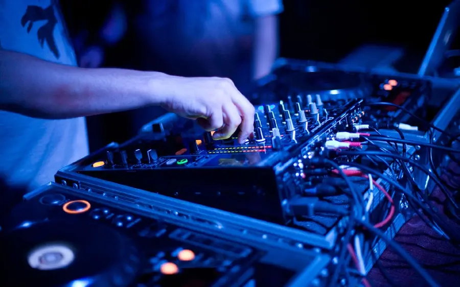 Free DJ stock photo for Photoshop background
