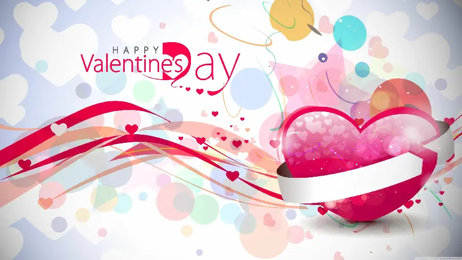 Beautiful wallpaper to congratulate Valentine's Day