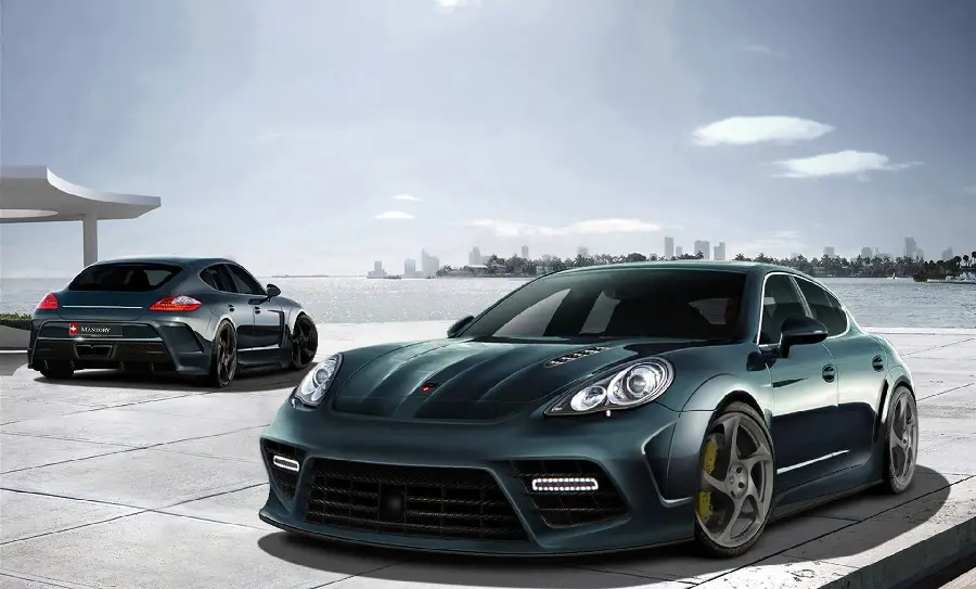 Black Porsche car photo for Insta and WhatsApp profile