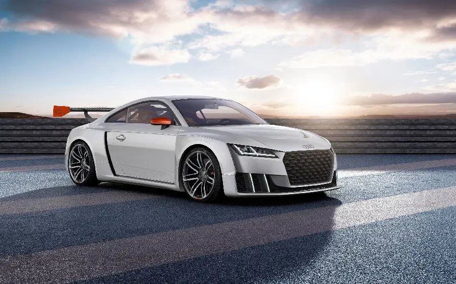 High quality white Audi wallpaper for desktop