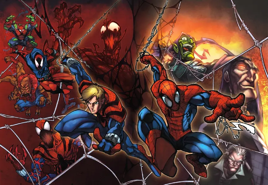 Spiderman Wallpaper with Spider Webs