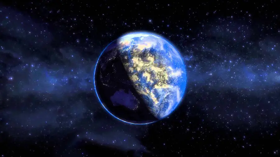 The best laptop wallpaper of the Earth at night in original quality