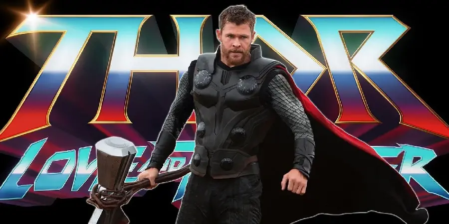 Photo of the movie Thor: Love and Thunder for computer background