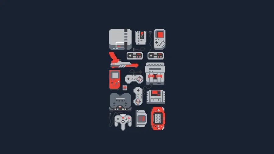 Download a lovely graphic photo with a gaming design for your desktop background