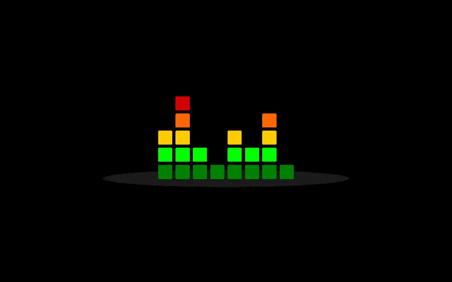 Background of the minimal equalizer with four spectacular colors for the computer in high quality