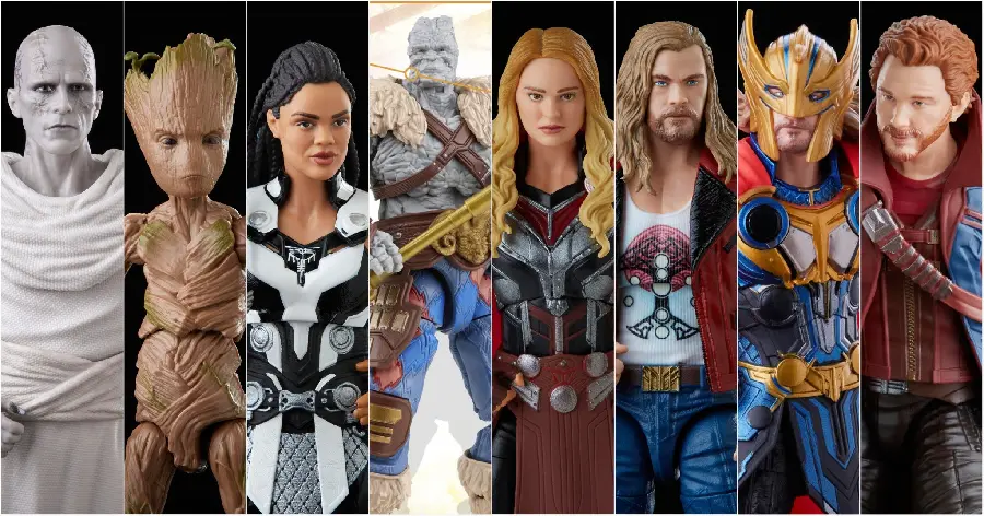 Photo of the actors in the movie Thor: Love and Thunder and thunder in full HD quality