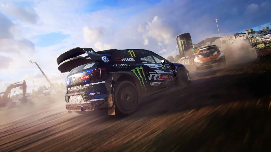 Photo of Volkswagen car in Dakar Rally