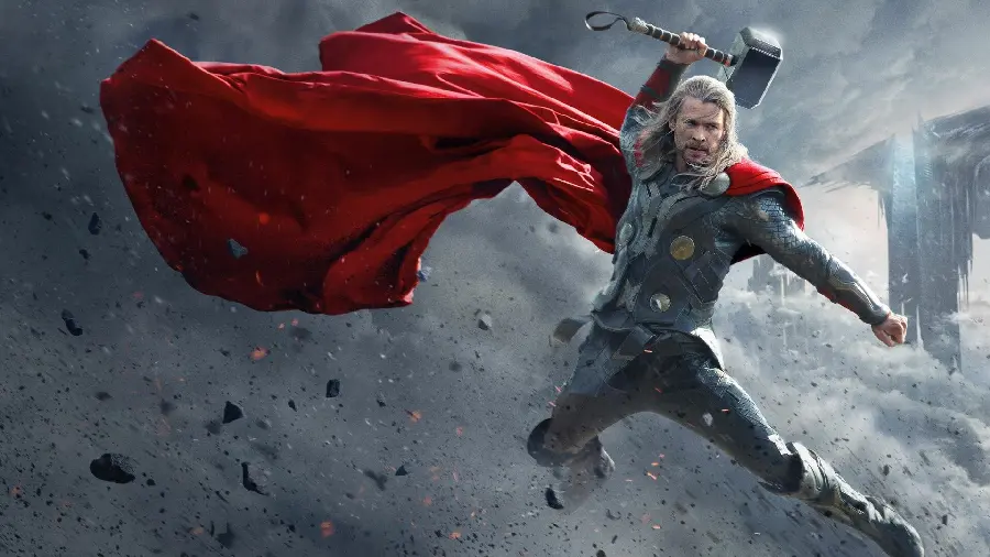 Awesome Thor background image for use on Apple mobile