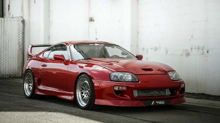 Most Popular Toyota Supra Wallpaper with Special Red Color