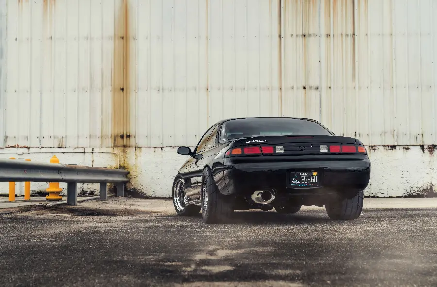 Black Nissan 240 SX Car Photo