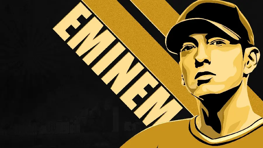Fantasy and cool photo with attractive editing of Eminem for mobile and smartphone backgrounds