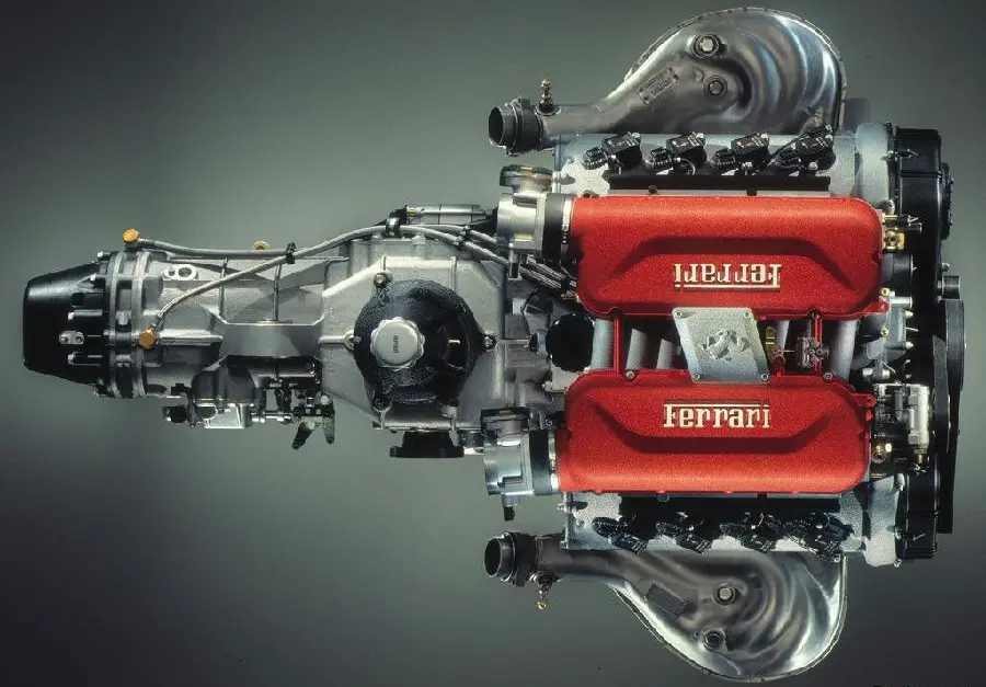 High Quality Photo and Professional Stock Image Ferrari Car Engine