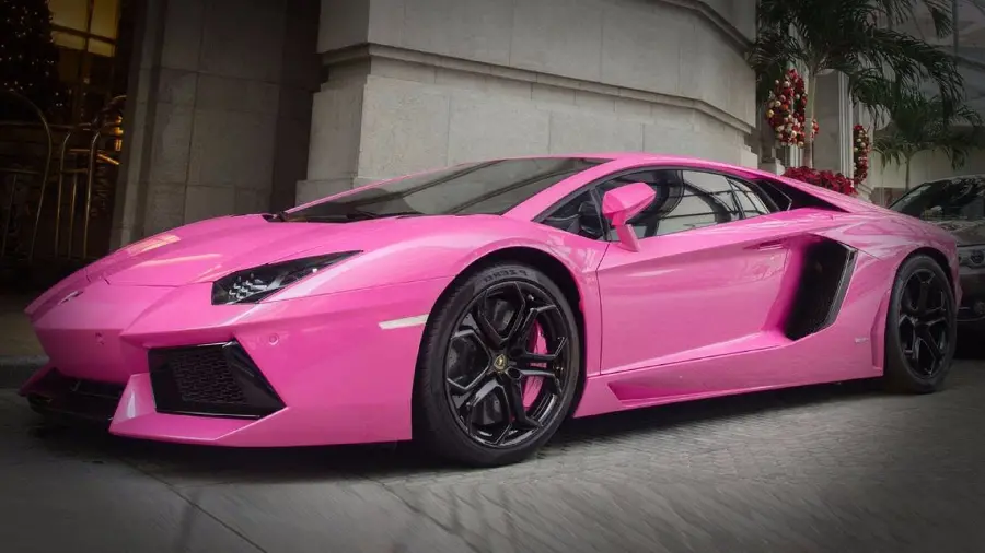 Cool Pink Lamborghini Car Photo for Profile