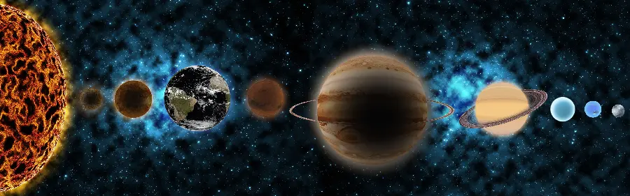 Girly and boyish profile pictures of the galaxy and planets of the solar system