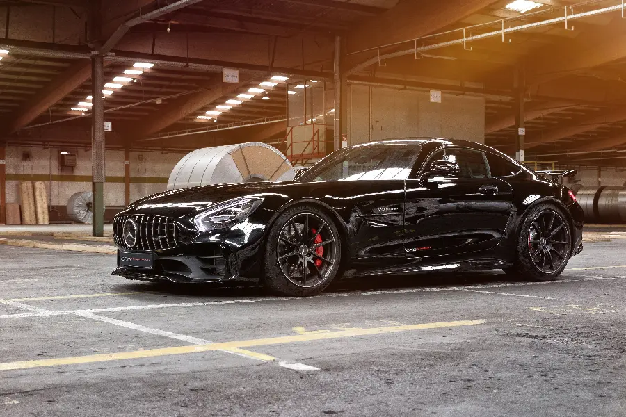 Black Mercedes Benz AMG GT R Wallpaper 4k