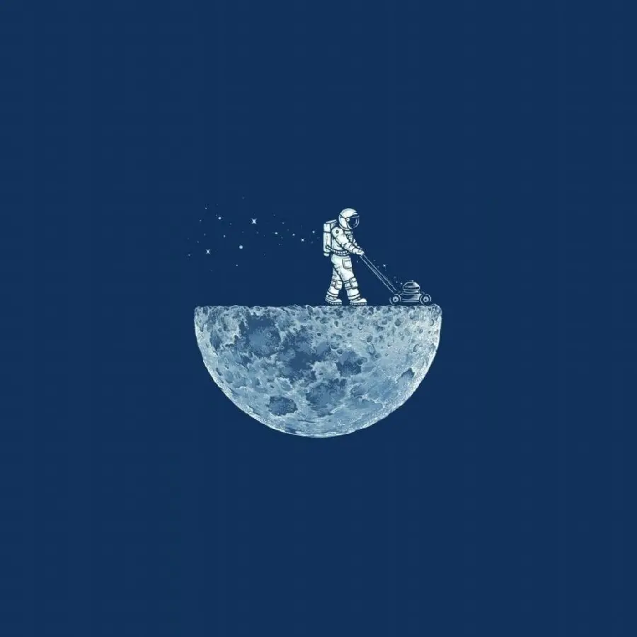 Minimal photo of NASA astronaut for special and cool wallpaper