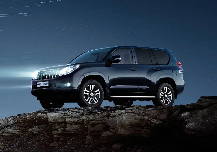 Full HD photo of black Prado car