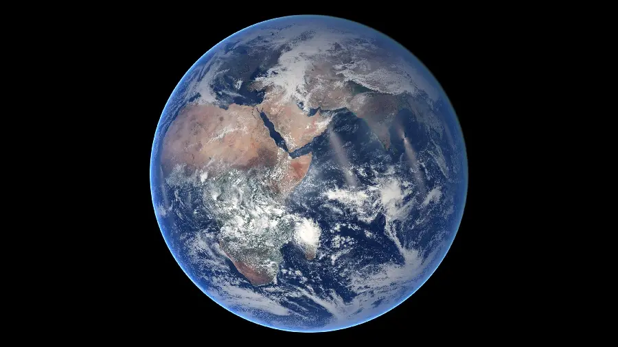 A wallpaper of the Earth from NASA and very beautiful