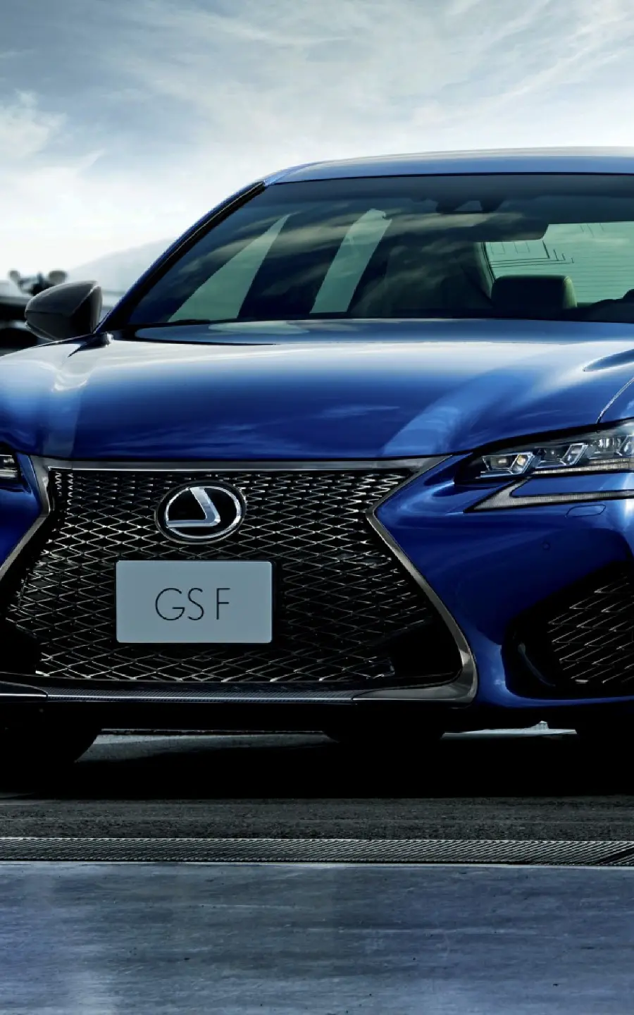 Lexus GS F high quality blue car image